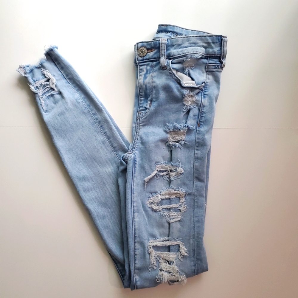 American Eagle Next Level Stretch High-Waisted Jegging 4 X Long